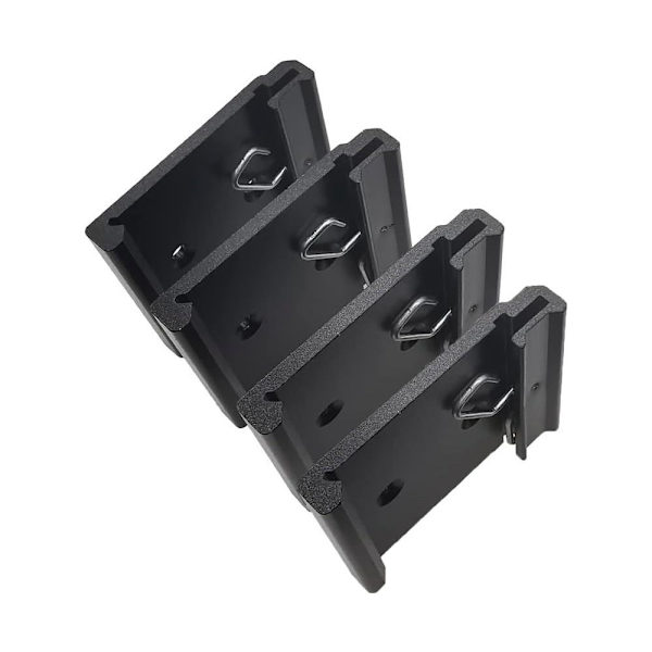 4 stk DIN-skinnemontering Clip Snap in Din-Rail monteringsbeslag DIN