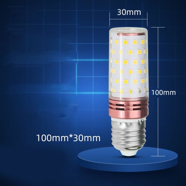 2stk LED No Flicker E14 12WWARM HVIT VARM HVIT E14 12Wwarm white