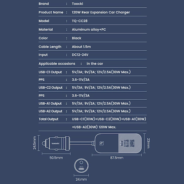 USB autolaturi Autopuhelimen laturi autosovitin