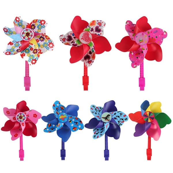Barn Cykel Väderkvarn Tecknad Pinwheel 2 2 2