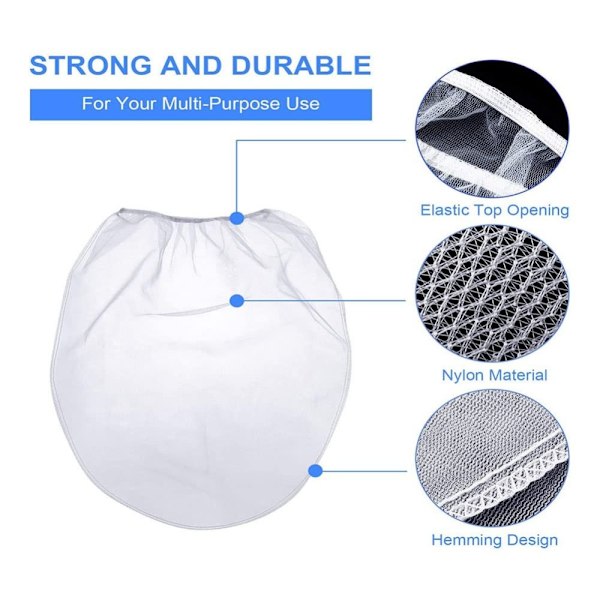 10-pack färgsilpåsar Mesh filterpåsöppning