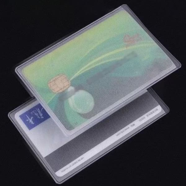 6Pack 10st/Pack ID-korthållare Case STORT large opening