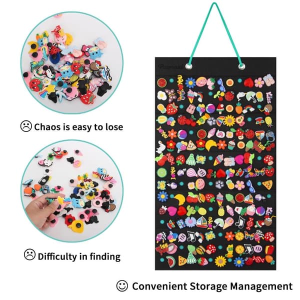 2 Stk Sko Charms Organizer Sko Charm Display Hængesko 2Pcs