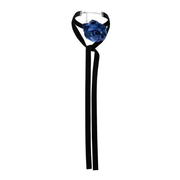 Dam Halsband Hals Smycken BLÅ blue