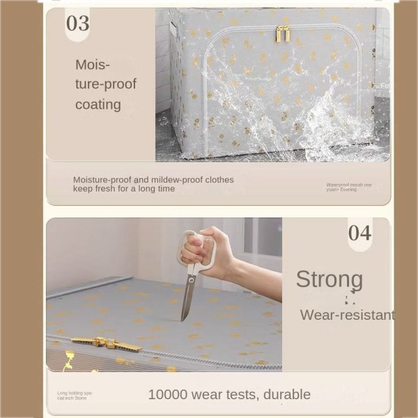 Quilt Organizer Vaatteet Peittolaatikko GRAY SINGLE WINDOW SINGLE grey single window-single window