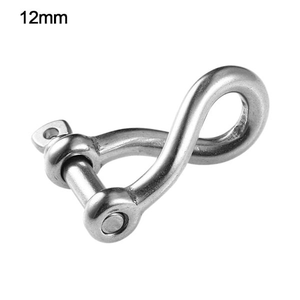Kiinteä karabiini D jousi niitit 12mm 12mm