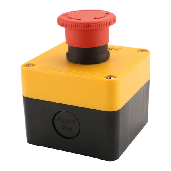 Hätäpysäytyskytkin Painike Mushroom Push Button Switch