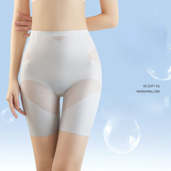 Ultra Thin Cooling Pants Tummy Control Shapewear BLUE L Blue L