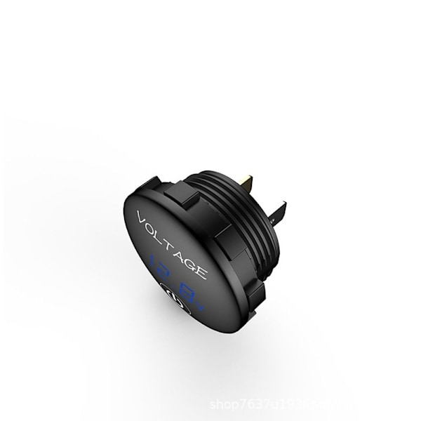 Digital Voltmeter Batterikapacitetsmåler BLÅ Blue