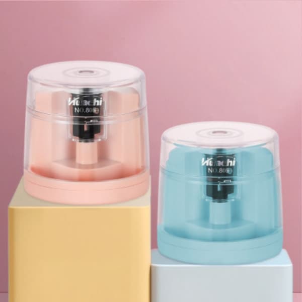 Batteri Blyantspidser Blyantkutter PINK Pink