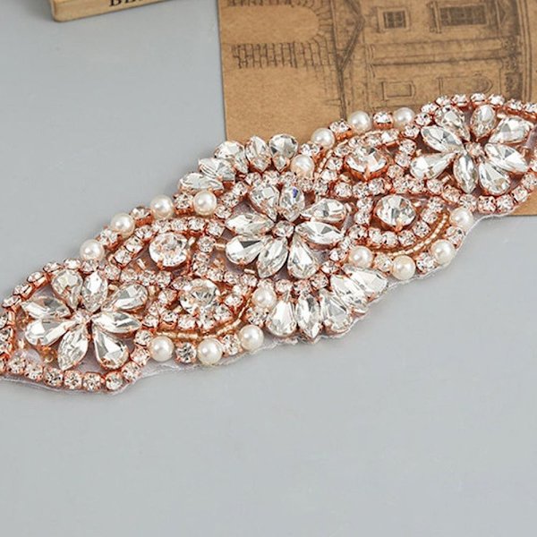 Crystal Decor tekojalokivi applikaatio GOLD gold