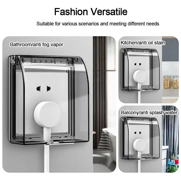 Switch Cover Socket Vattentät Box KAFFE coffee