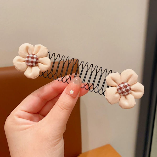 2kpl Invisible Broken Hair Comb Flower -hiusklipsi 4 4 4