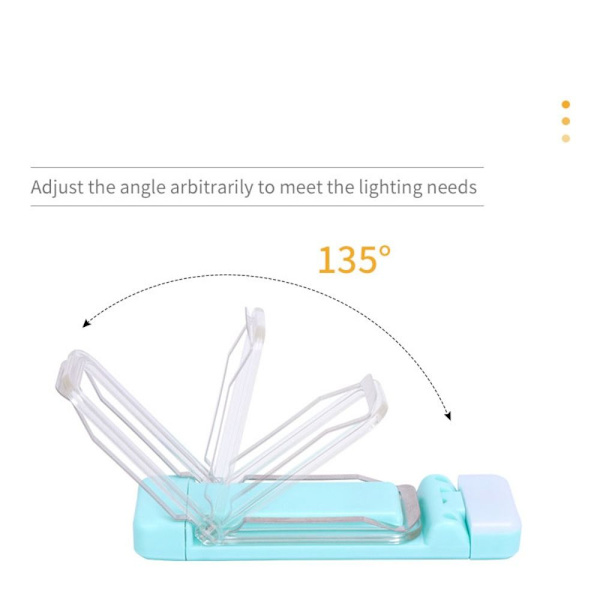 Bogmærke Læs Lampe Bog Læselys HVID white