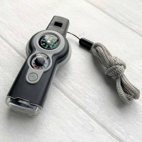 Survival Whistle Safety Whistle GRÅ grey