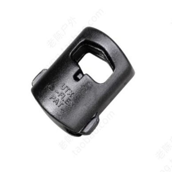 10stk Tactical Cord Lock Toggle Stopper SVART Black