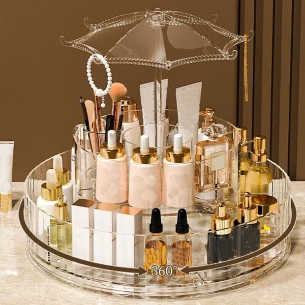 Makeup Organizer Skönhet Display Ställ Kosmetisk förvaringsställ