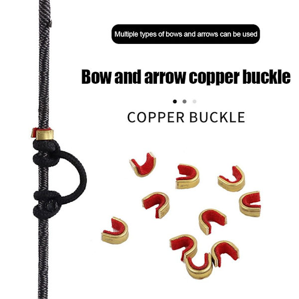Jousiammunta Nock Points Jousiammunta String Nocking PUNAINEN red