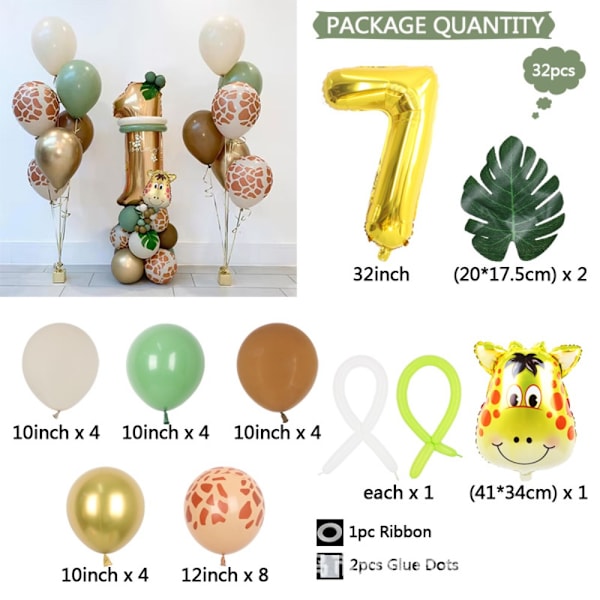 32 kpl set Set 7 7 7