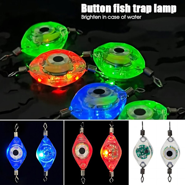 LED Lure Light Flash Lamp FÄRGRIKT LJUS FÄRGRIKT LJUS Colorful Light
