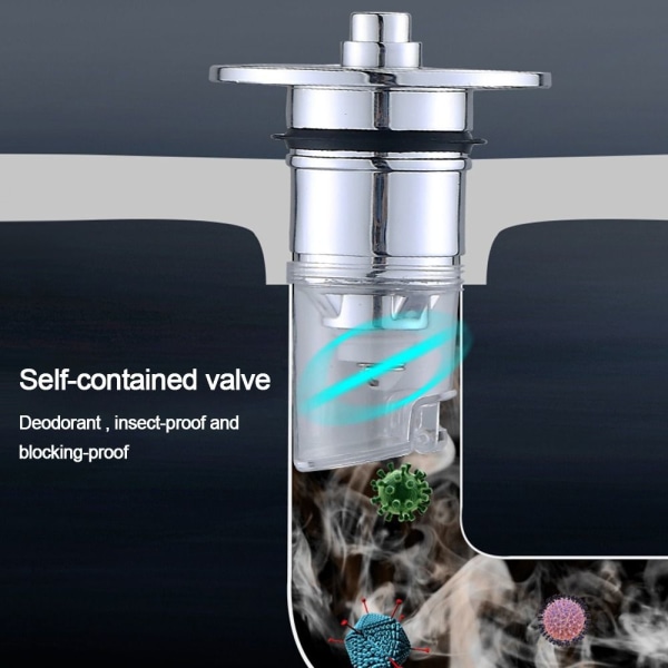 Avløpsstopper for servant Pop-Up Bounce Core Sink Sil