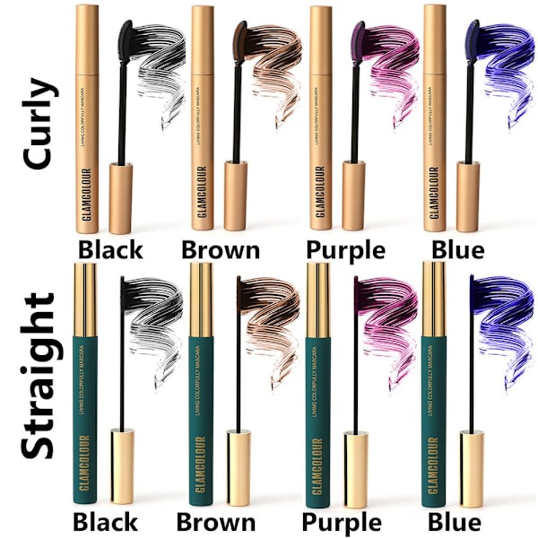 Magic Color Skinny Silk Fiber Ögonfrans Mascara black Curly-Curly