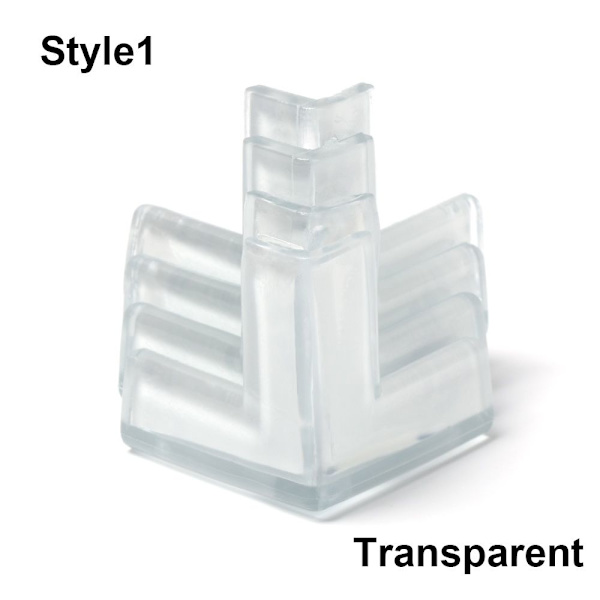 4 kpl Kulmasuojat Reunasuojaus Pöydän kulmasuoja Transparent style1