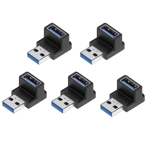 5kpl OTG-sovitinmuunnin 5kpl VERTICAL BEND 5kpl VERTICAL BEND 5pcs Vertical Bend