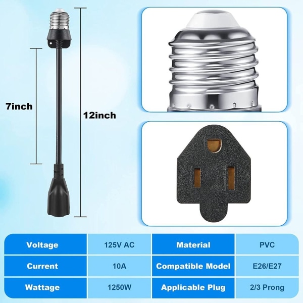 Light Socket Plug Adapter Extender Adapter Converter