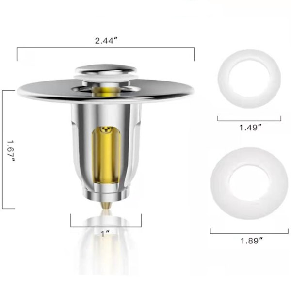 Vask avløpsstopper Universal
