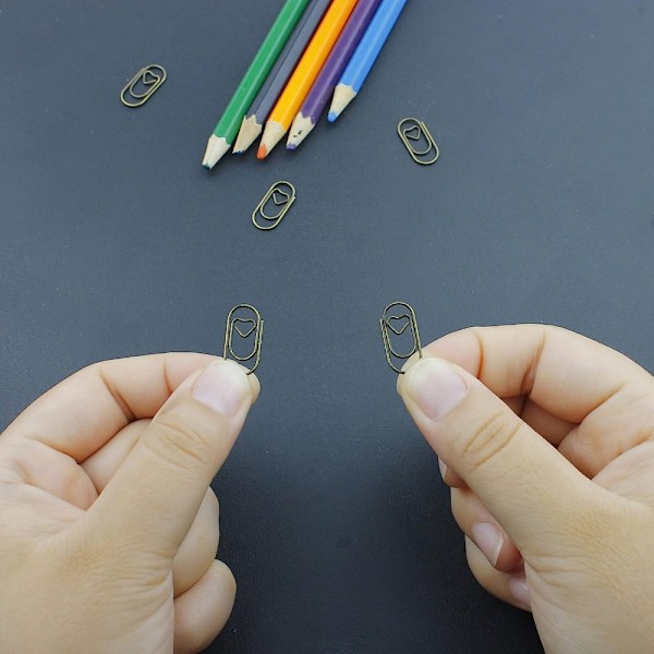 150stk Tiny Clips Mini Paperclips Small