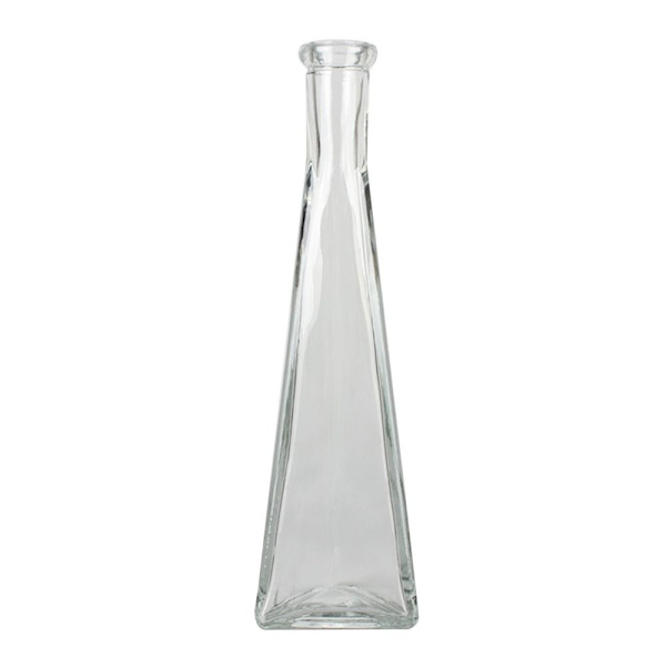 Glasvase Blomsterflaske TRANSPARENT Transparent