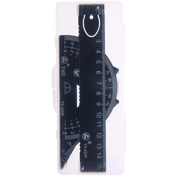 4st/ Set Ritverktyg Math Geometri Tool SVART black