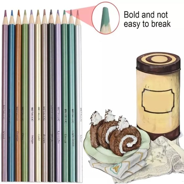 72ST Professionell pennsats Set Sketch Pencil