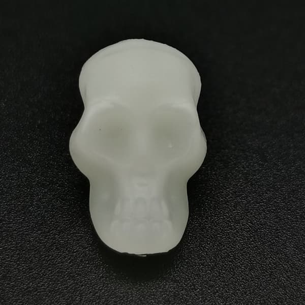 100/50 STK Halloween Mini Skull Lysende Skeleton Head LLUMINØS LLuminous