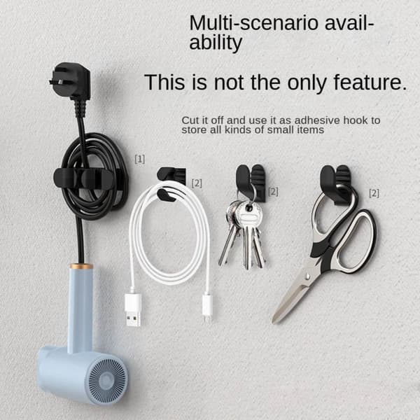 Cord Winder Organizer Spoleopruller GRÅ Grey