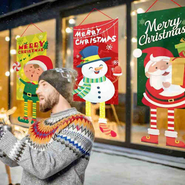 Jul Dörrbanner Fönsterskylt Banners STYLE 4 STYLE 4 Style 4