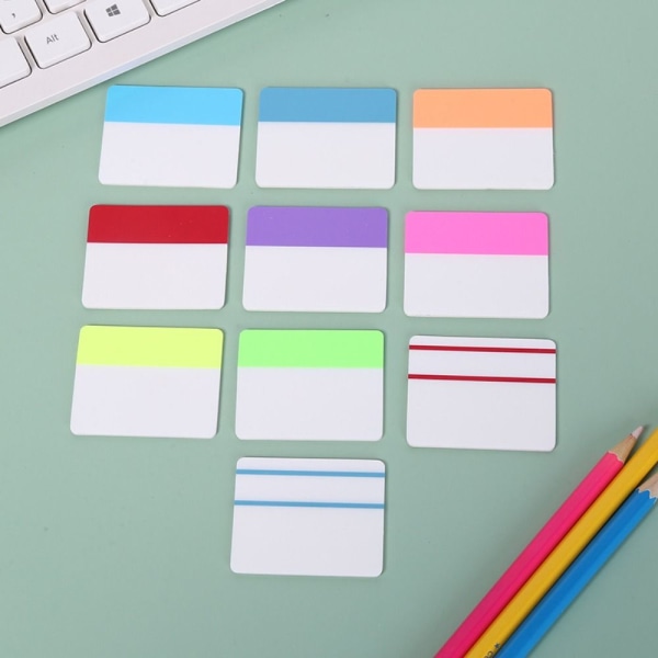 400 bitar 20 set Sticky Tabs Index Tabs Självhäftande anteckningar