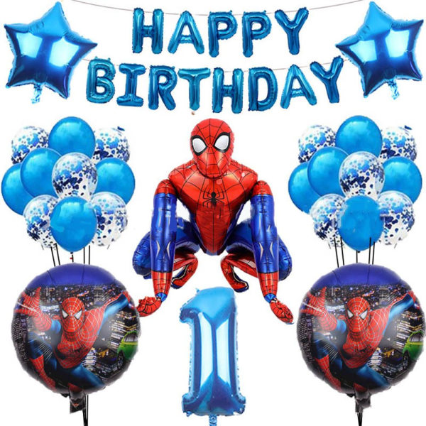 Spiderman Folieballonger Festdekoration 2 2