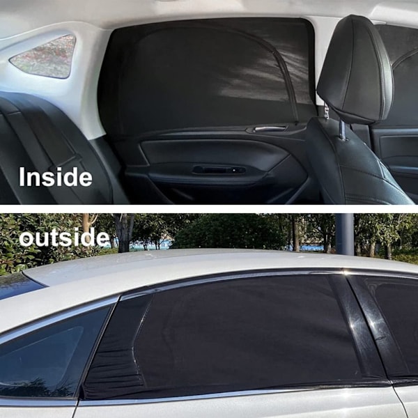 2 KPL Auton ikkunaverho Verho Sivuikkuna 2 KPL ETU 2 KPL ETU 2Pcs Front