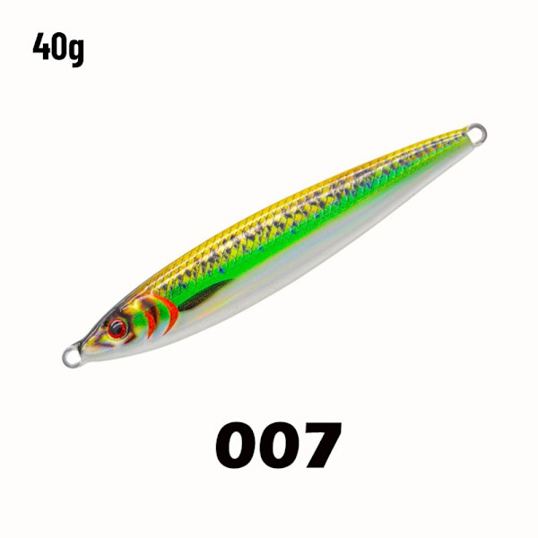 Metallinen kalastusuistin jigisyötti 40G007 007 40g007