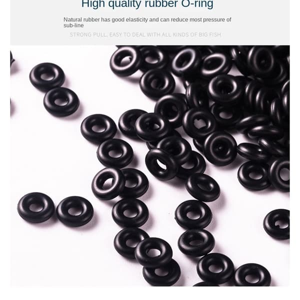 100/400 stk O-ringer pakning S-400 STK SVART SORT S-400pcsBlack