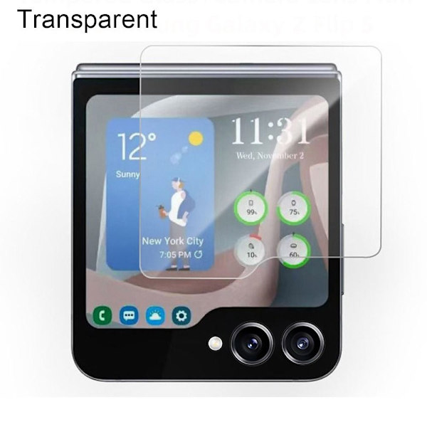 4 kpl Puhelimen Flim-takainen näytön cover LÄPINÄVÄ LÄPINÄVÄ Transparent