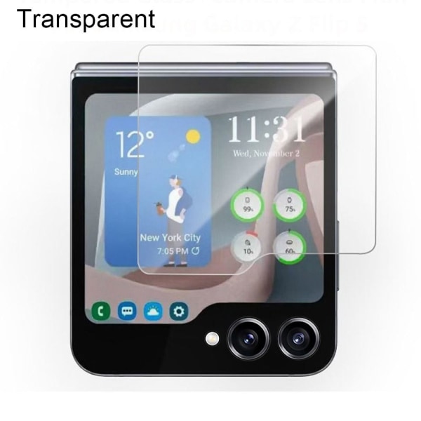 4stk Telefon Flim Bakskjermdeksel TRANSPARENT TRANSPARENT Transparent