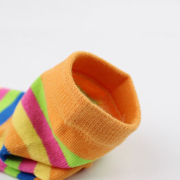 Fem tåstrømper Varm ankelsok ORANGE Orange