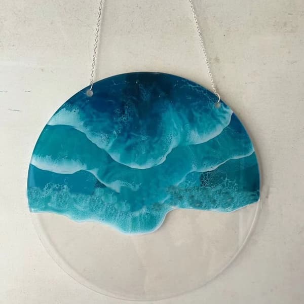 Wave Pendant Ocean Wall Hanging A A A