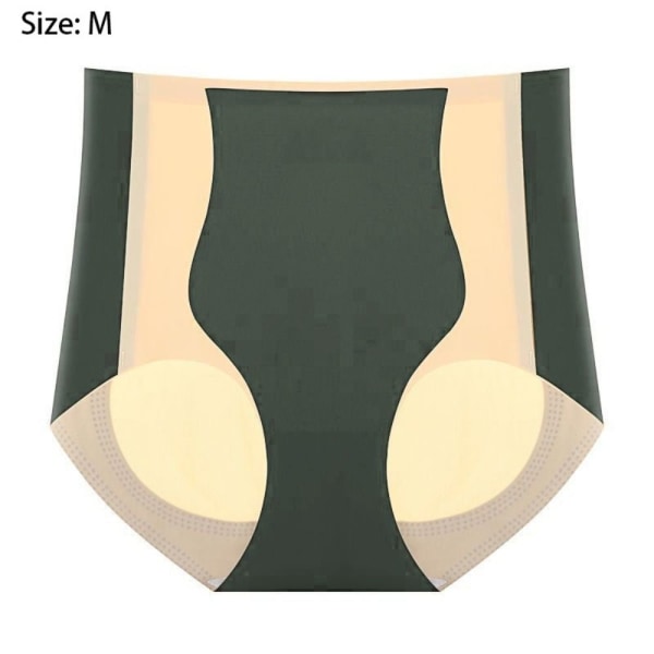 Hip Lifting Color Panel Trosor Ice Silk Shaping Briefs GREEN M green M
