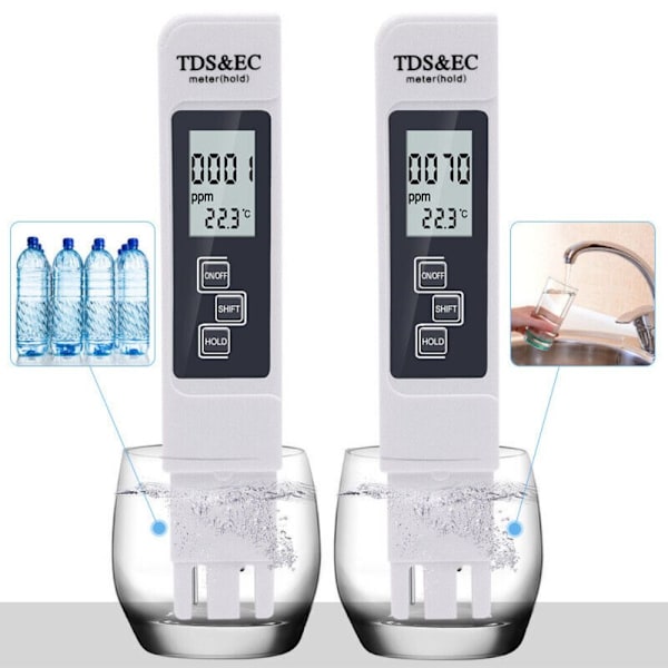 TDS EC Meter PH Test Pen Veden puhtaus