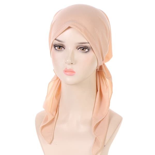 Turban Hat Chemo Cap BEIGE Beige