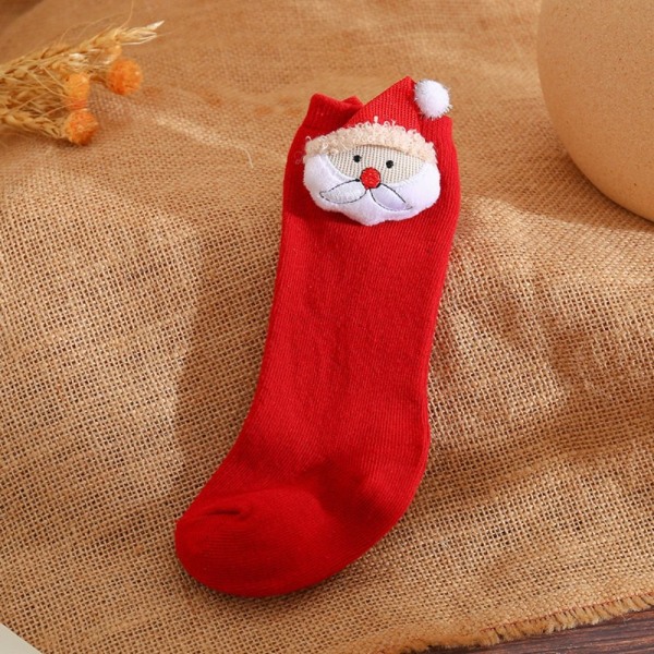 Julstrumpor Mid Tube Sock LRED JOMTEN RÖD JOMTECLAUS LRed Santa Claus